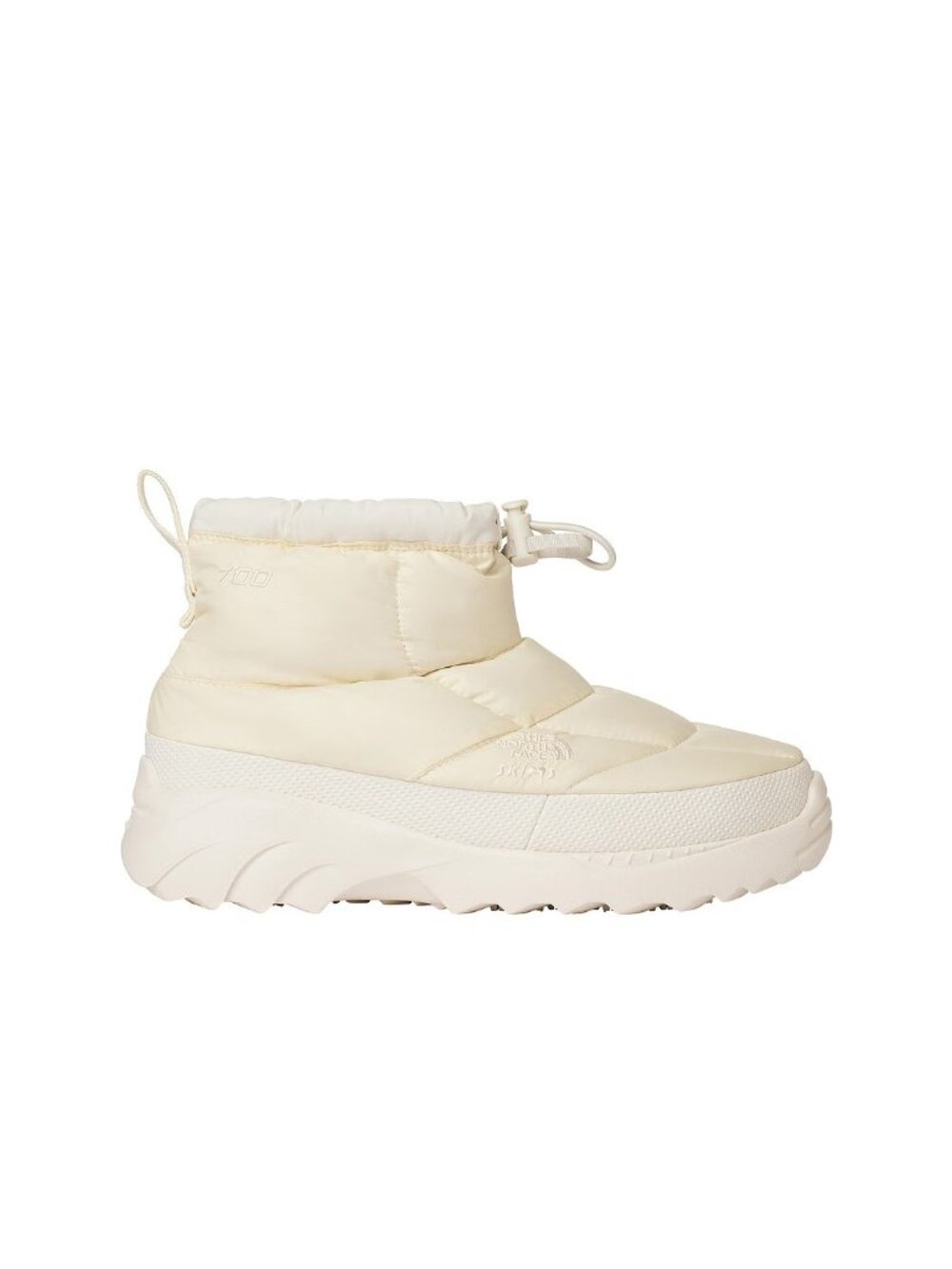 The North Face x SKIMS Nuptse Traction Chukka Boots SK Bone